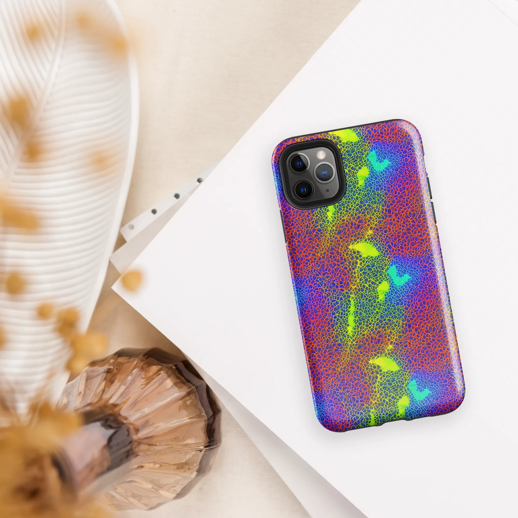 Prismatic Web on Tough Case for iPhone® — Front