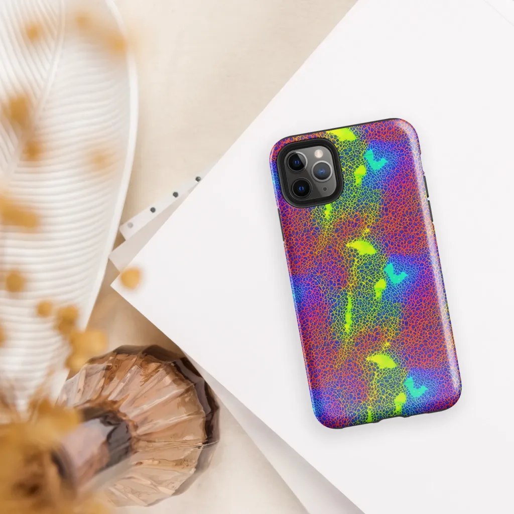 Prismatic Web on Tough Case for iPhone® — Front