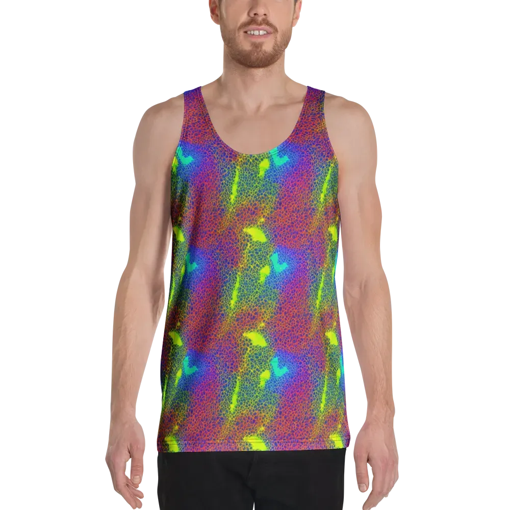 Prismatic Web on Men's Tank Top — Front