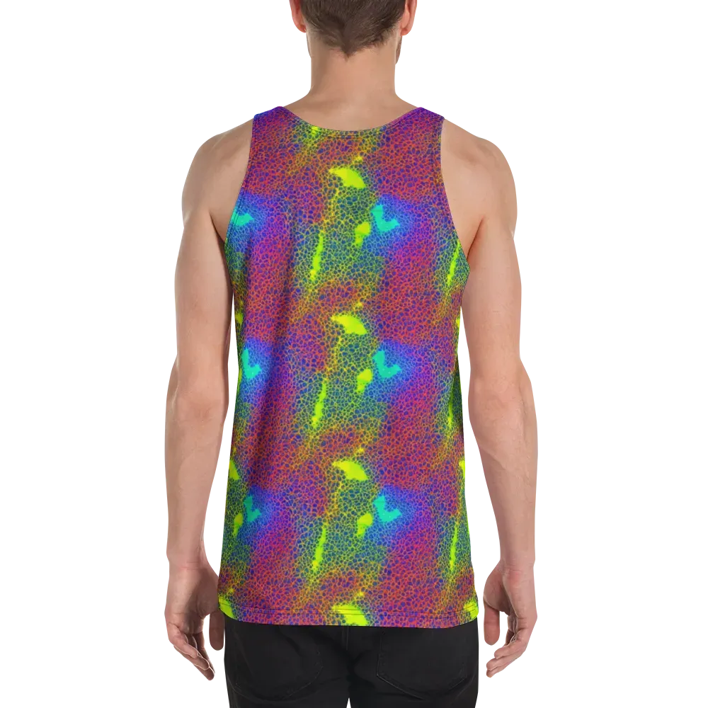 Prismatic Web on Men's Tank Top — Back