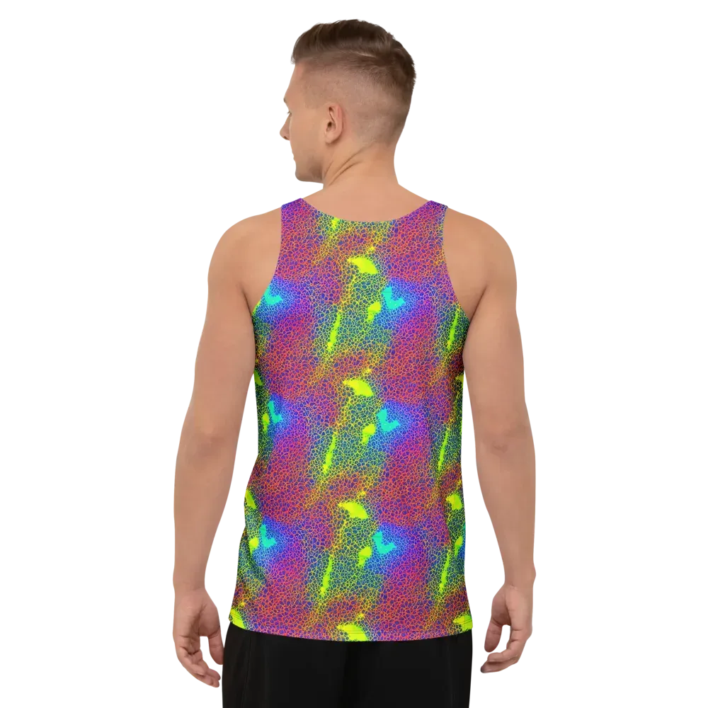 Prismatic Web on Men's Tank Top — Back