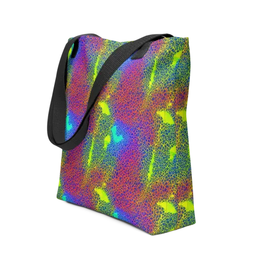 Prismatic Web on a Tote Bag