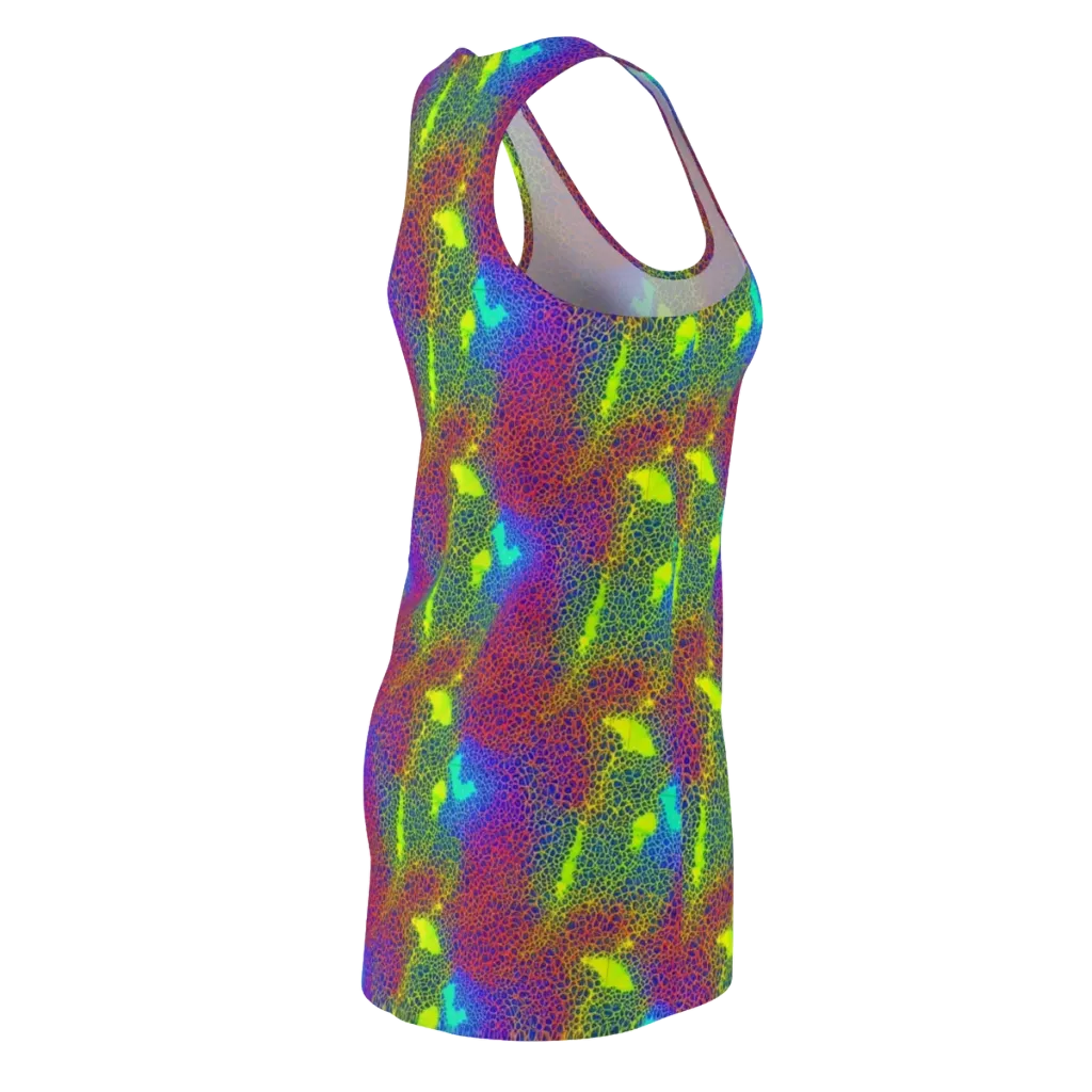 Prismatic Web on Racerback Dress — Back Side