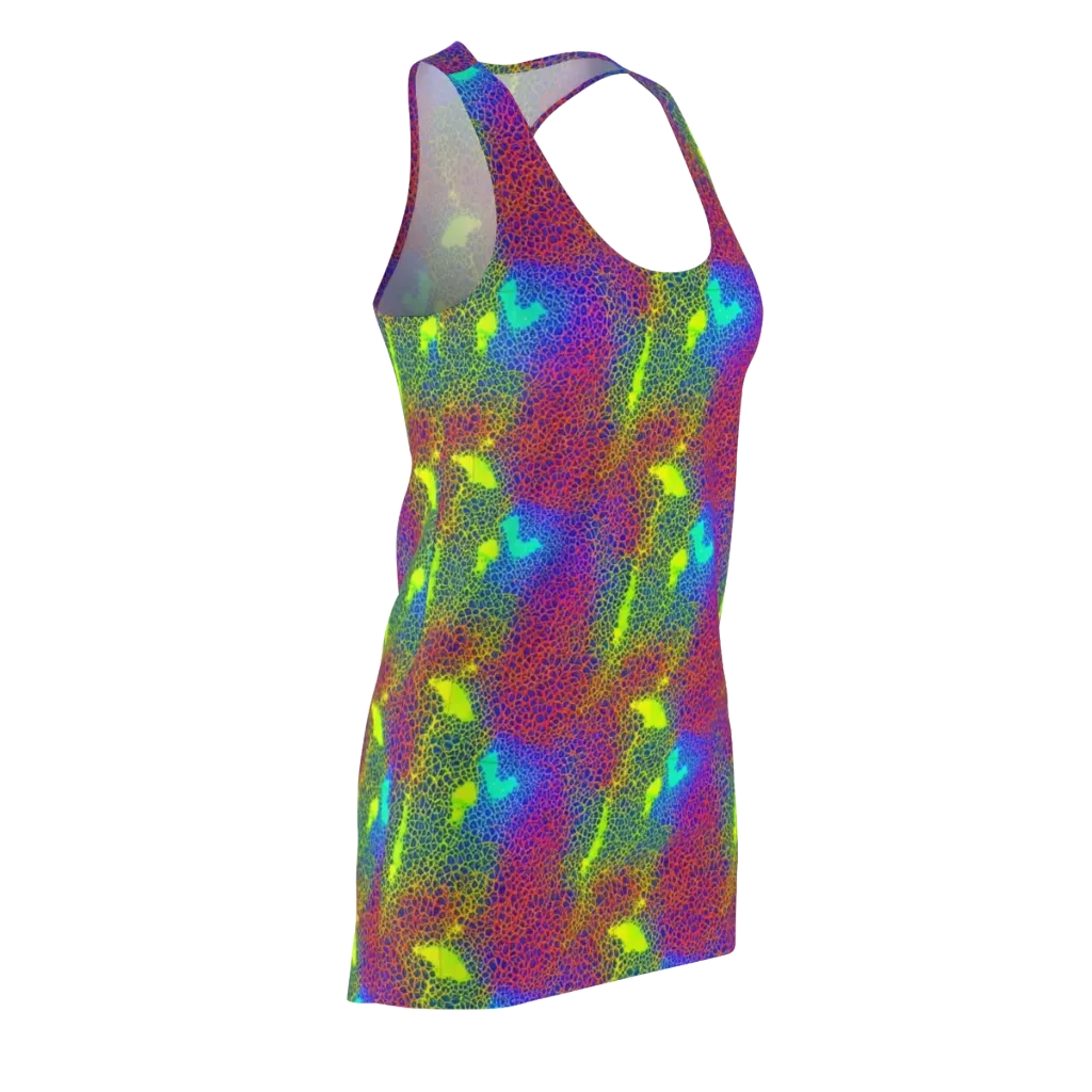 Prismatic Web on Racerback Dress — Front Side