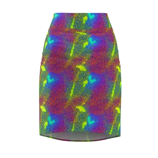 Prismatic Web on a Pencil Skirt