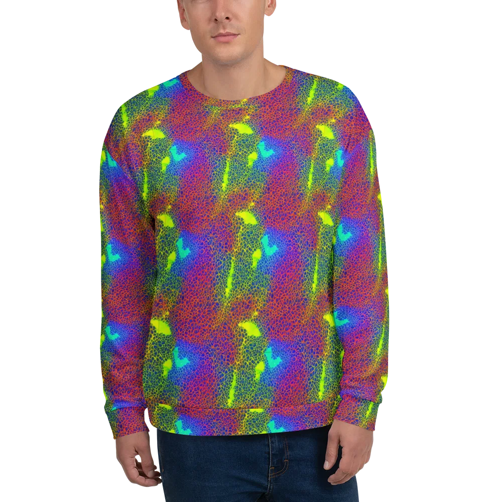 Prismatic Web on Sweatshirt — Front
