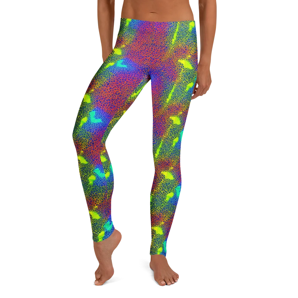 Prismatic Web on Leggings — Front