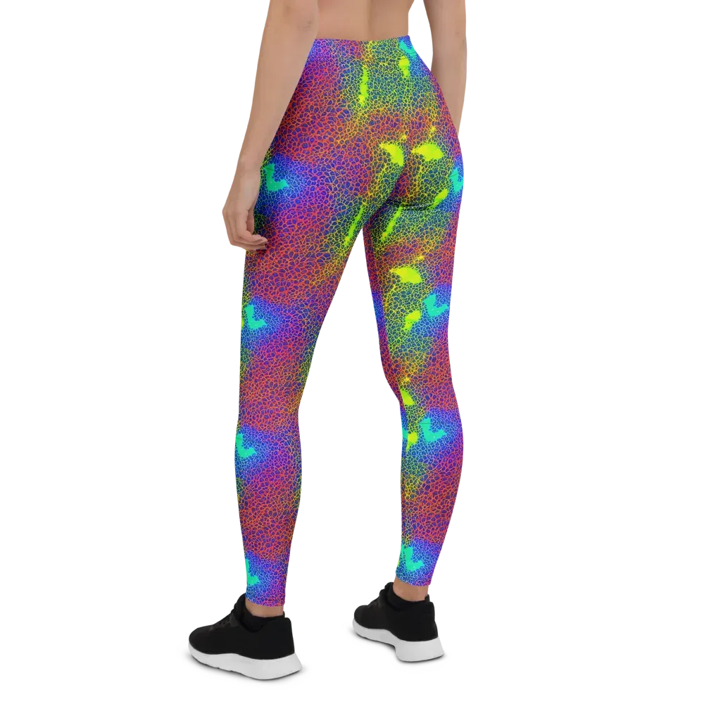 Prismatic Web on Leggings — Back
