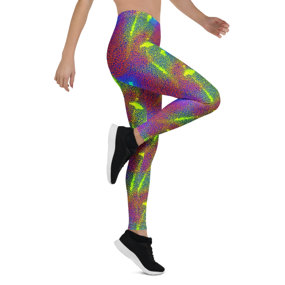 Prismatic Web on Leggings — Right