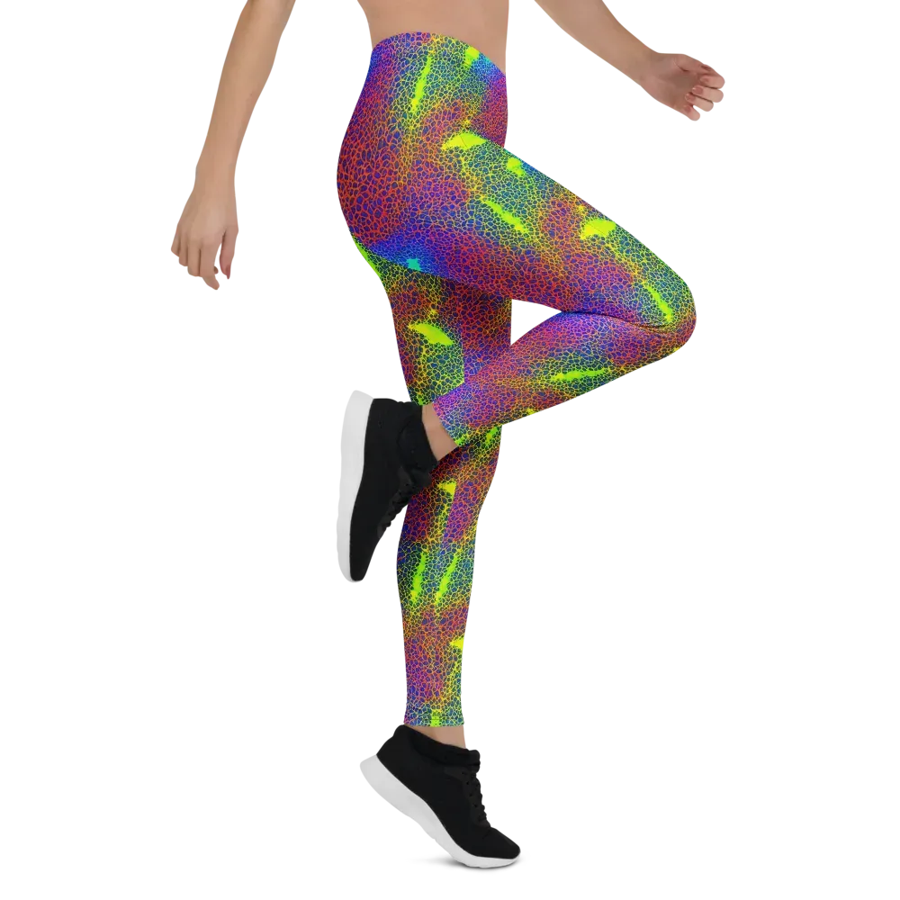 Prismatic Web on Leggings — Right