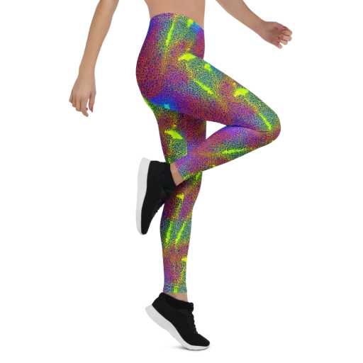 Prismatic Web on a Leggings