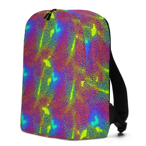 Prismatic Web on a Minimalist Backpack