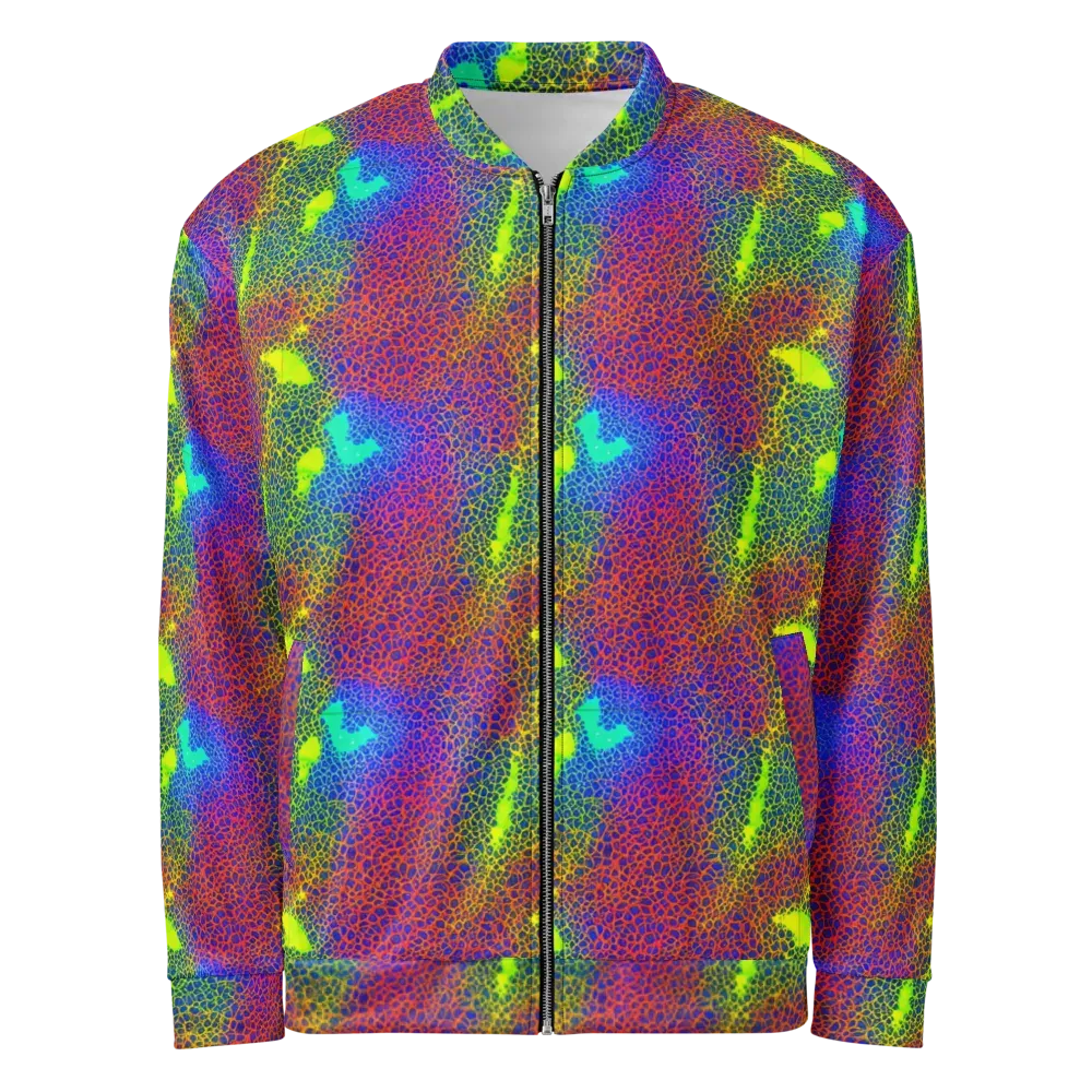 Prismatic Web on Bomber Jacket — Front