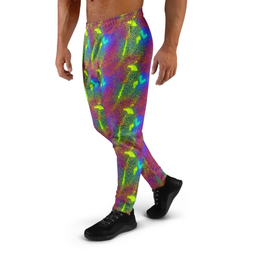 Prismatic Web on a Men's Joggers
