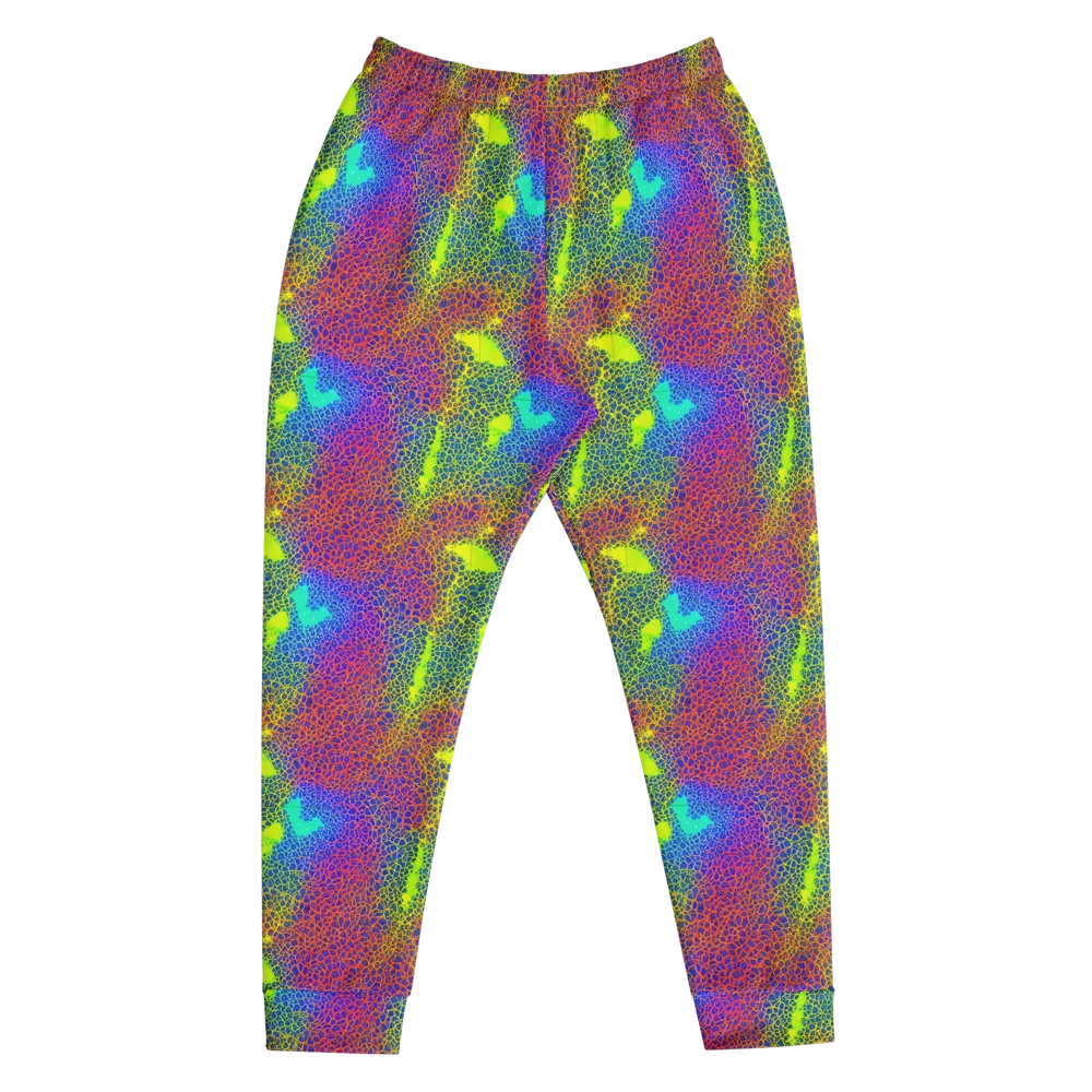 Prismatic Web on Men's Joggers — Front