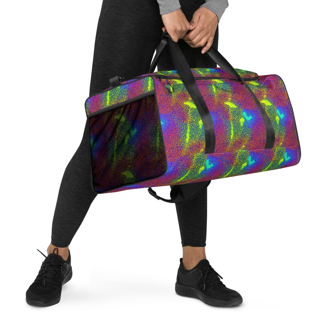 Prismatic Web on Duffle Bag — Right Front