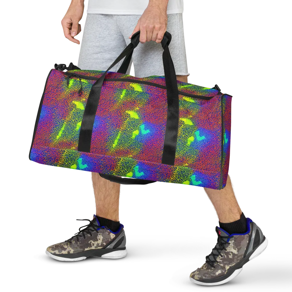 Prismatic Web on Duffle Bag — Front