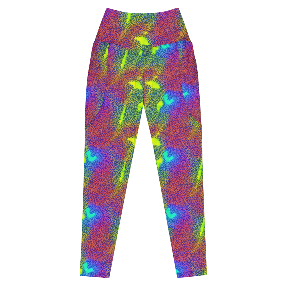 Prismatic Web on Leggings with Pockets — Front