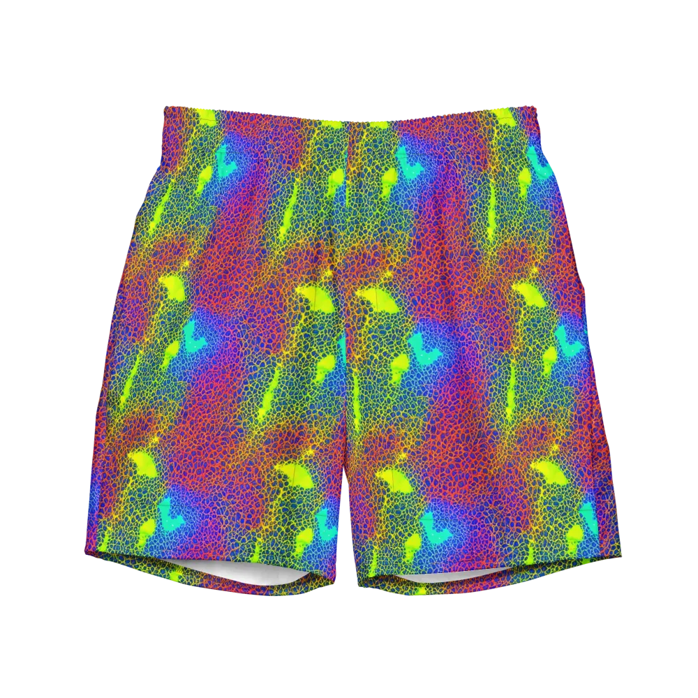 Prismatic Web on Swim Trunks — Front