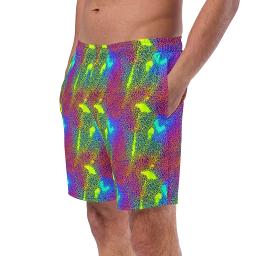 Prismatic Web on a Swim Trunks