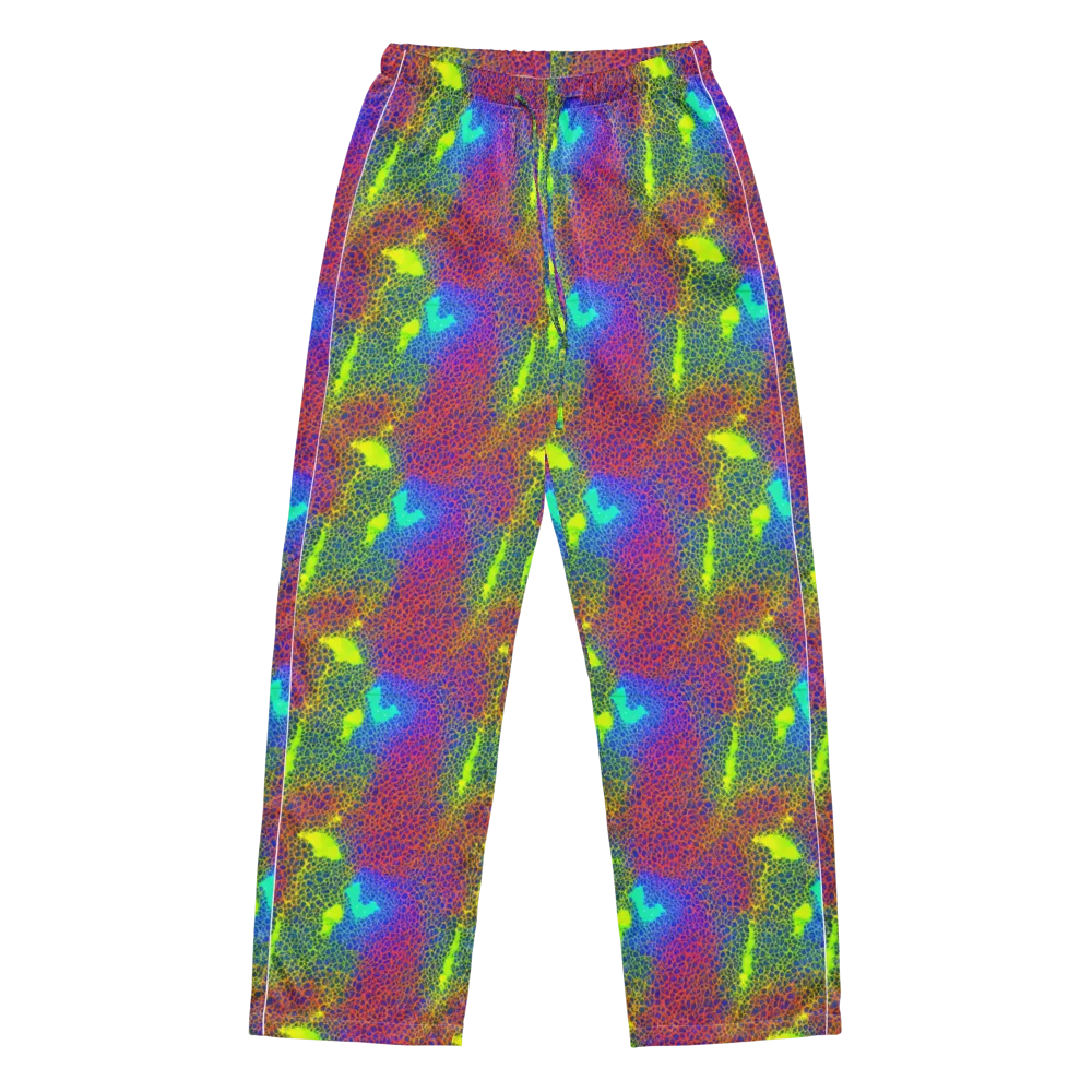 Prismatic Web on Women's Pajama Pants — Front