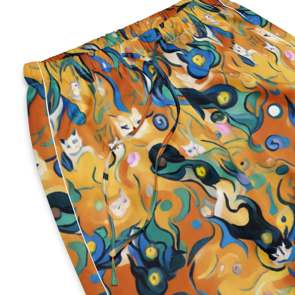 Whimsical Feline Dance on Women's Pajama Pants — Product details