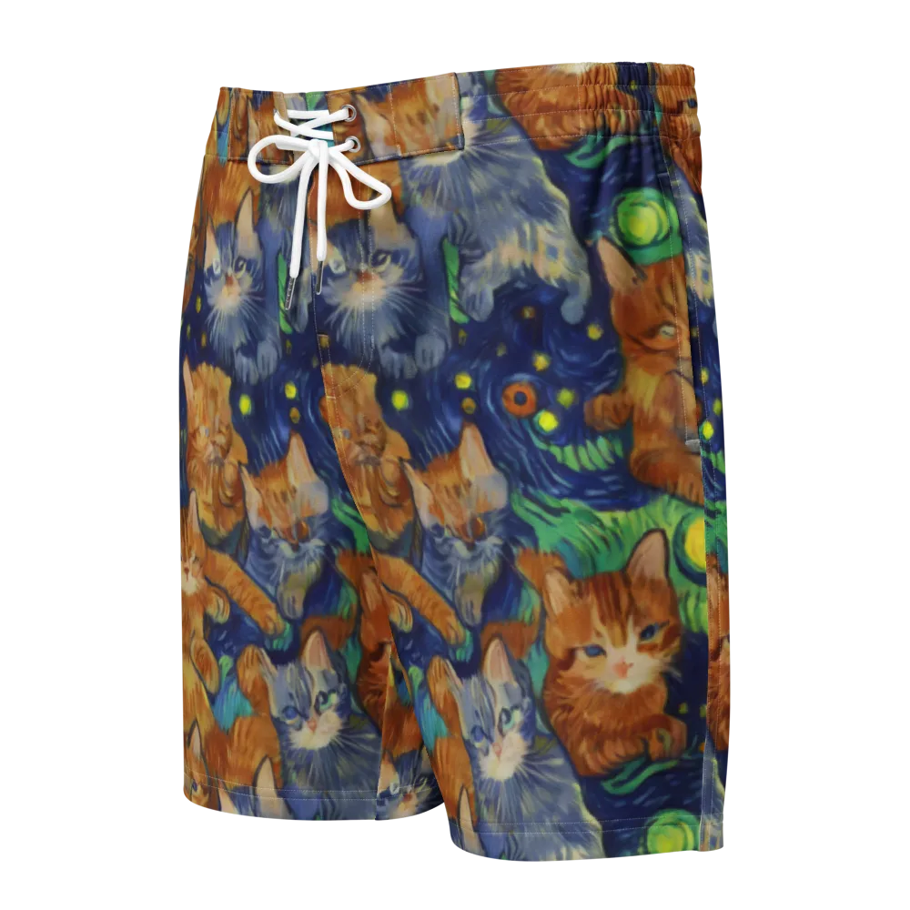 Celestial Claws on Men's Board Shorts — Front