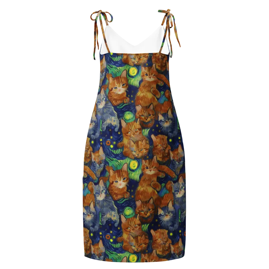 Celestial Claws on Slip Dress — Back