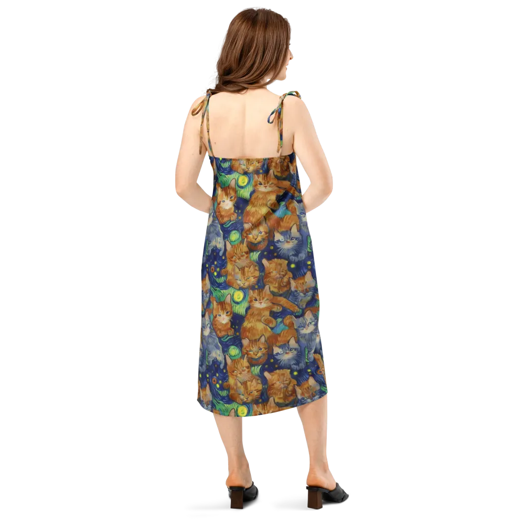 Celestial Claws on Slip Dress — Back