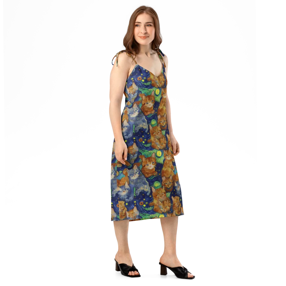 Celestial Claws on Slip Dress — Right Front