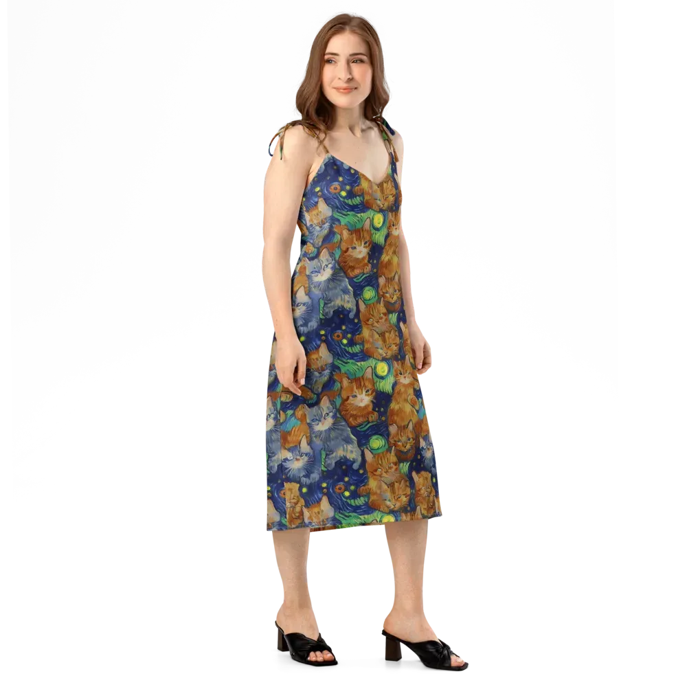 Celestial Claws on Slip Dress — Right Front