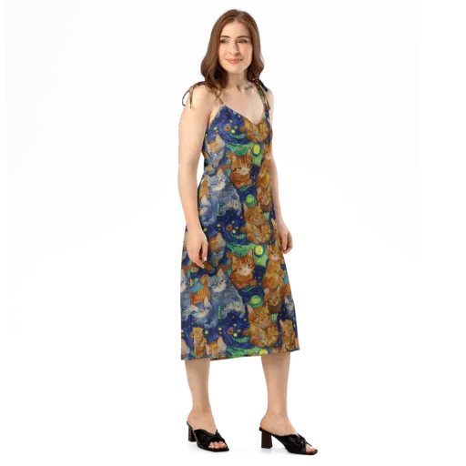 Celestial Claws on a Slip Dress
