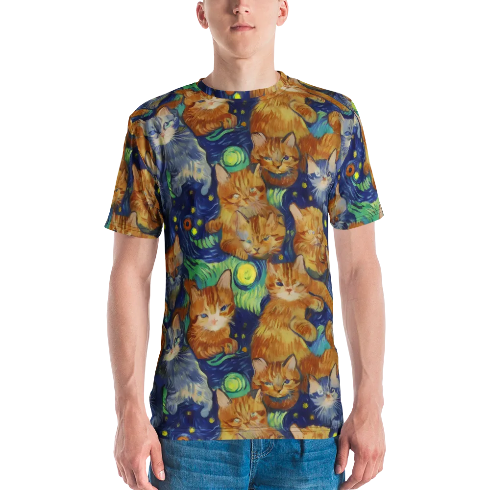 Celestial Claws on Men's Crew Neck T-Shirt — Front