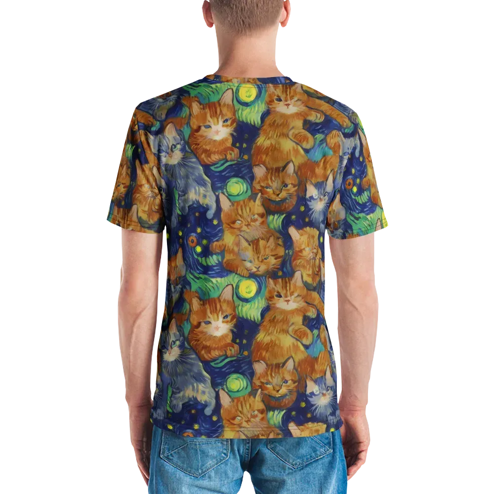 Celestial Claws on Men's Crew Neck T-Shirt — Back