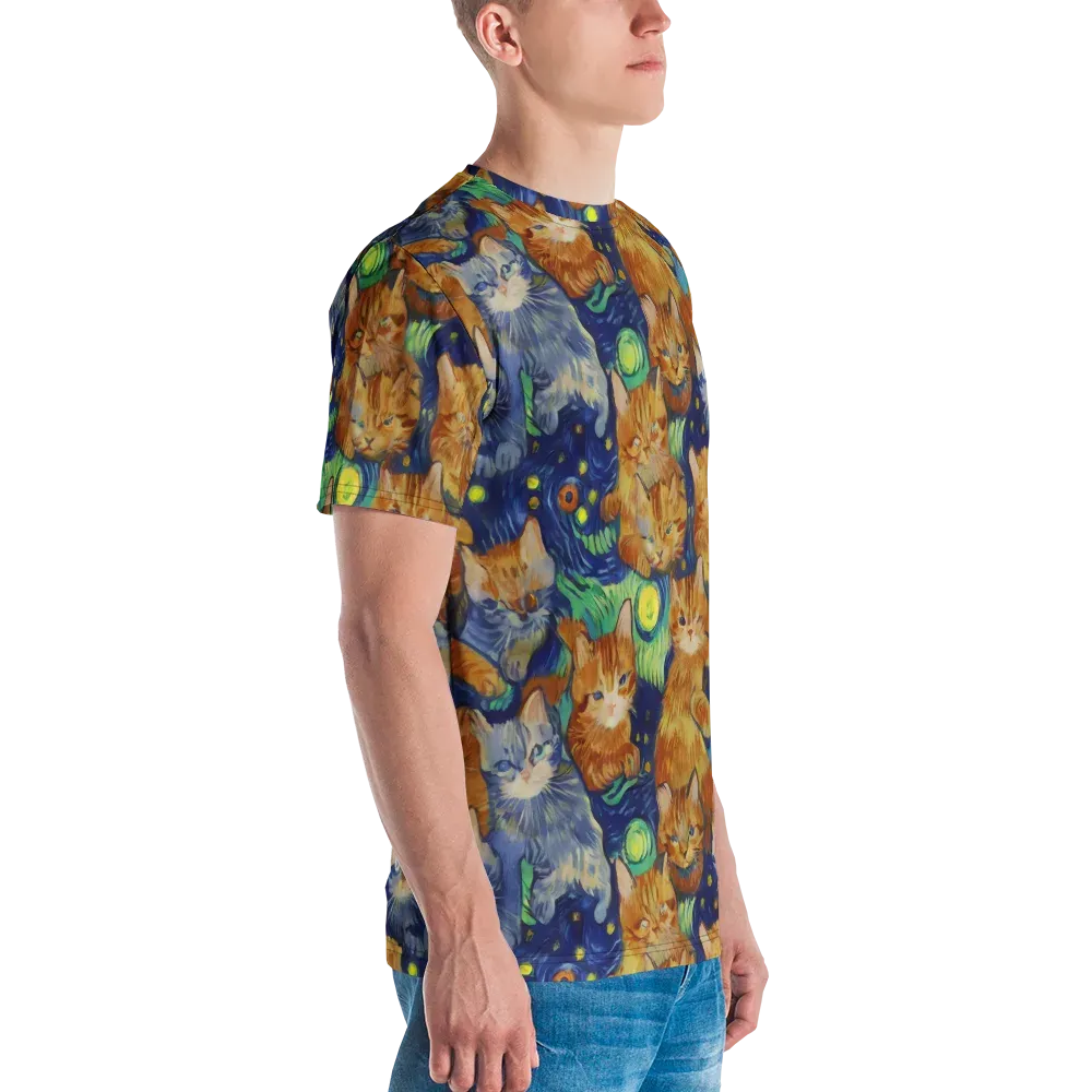 Celestial Claws on Men's Crew Neck T-Shirt — Right