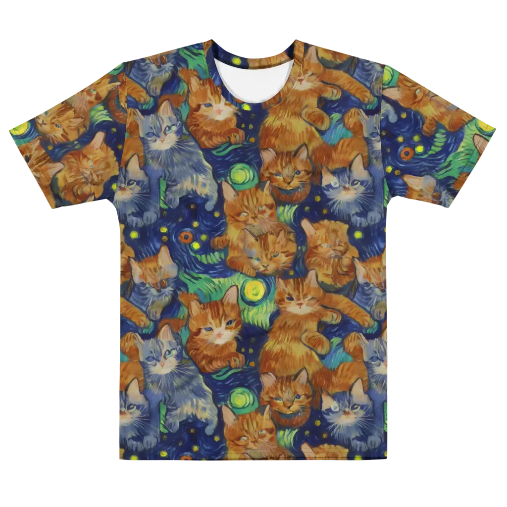 Celestial Claws on Men's Crew Neck T-Shirt — Front