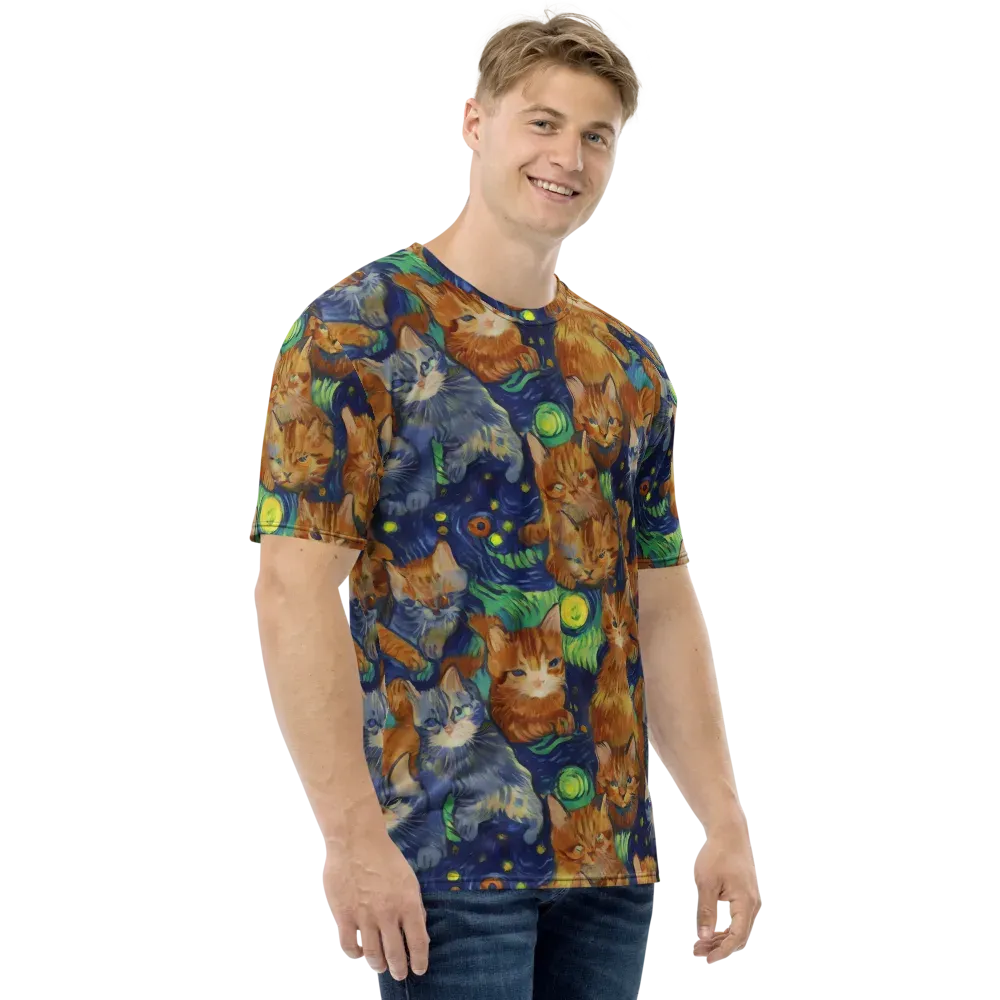 Celestial Claws on Men's Crew Neck T-Shirt — Right