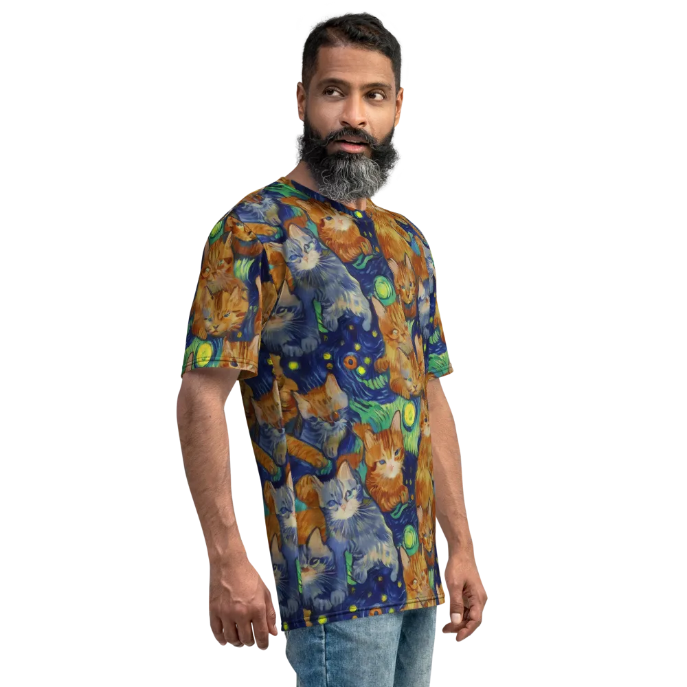 Celestial Claws on Men's Crew Neck T-Shirt — Right