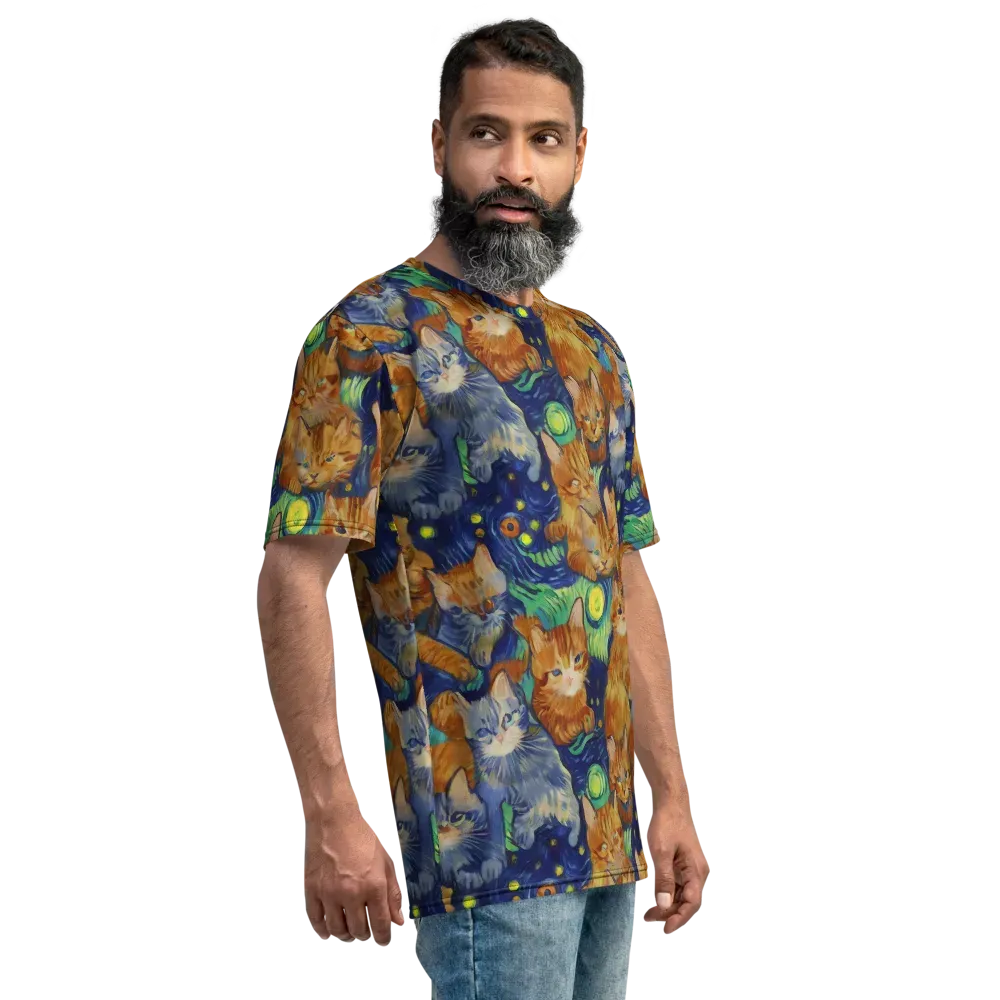 Celestial Claws on Men's Crew Neck T-Shirt — Right