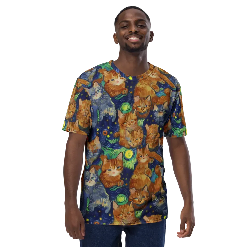 Celestial Claws on Men's Crew Neck T-Shirt — Front