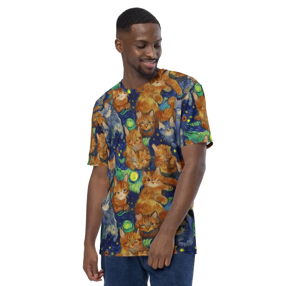 Celestial Claws on Men's Crew Neck T-Shirt — Left
