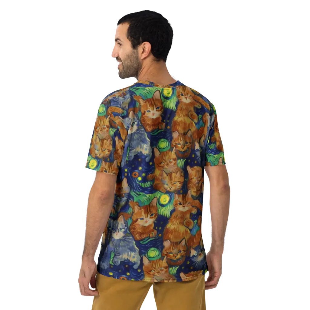 Celestial Claws on Men's Crew Neck T-Shirt — Back