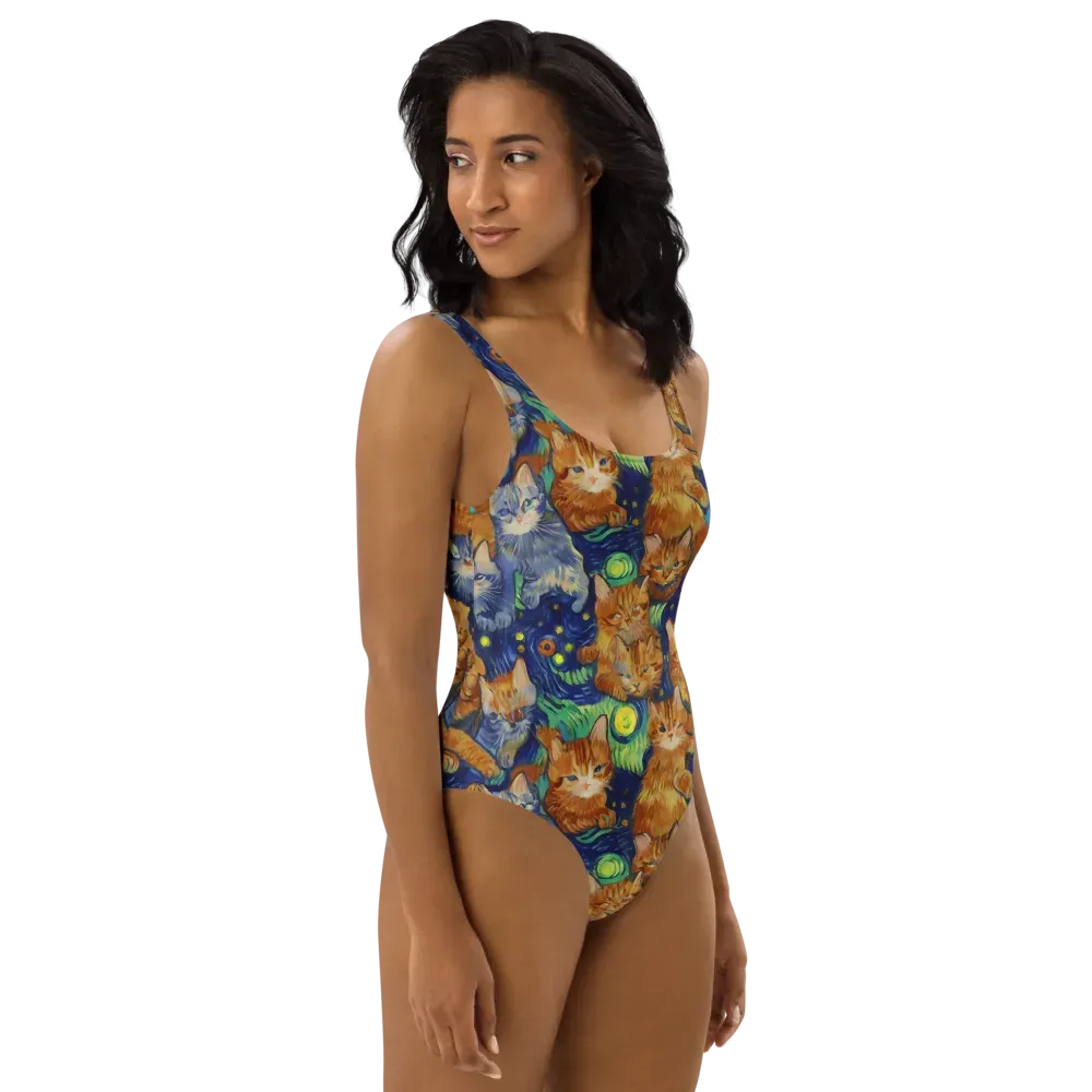 Celestial Claws on One-Piece Swimsuit — Right