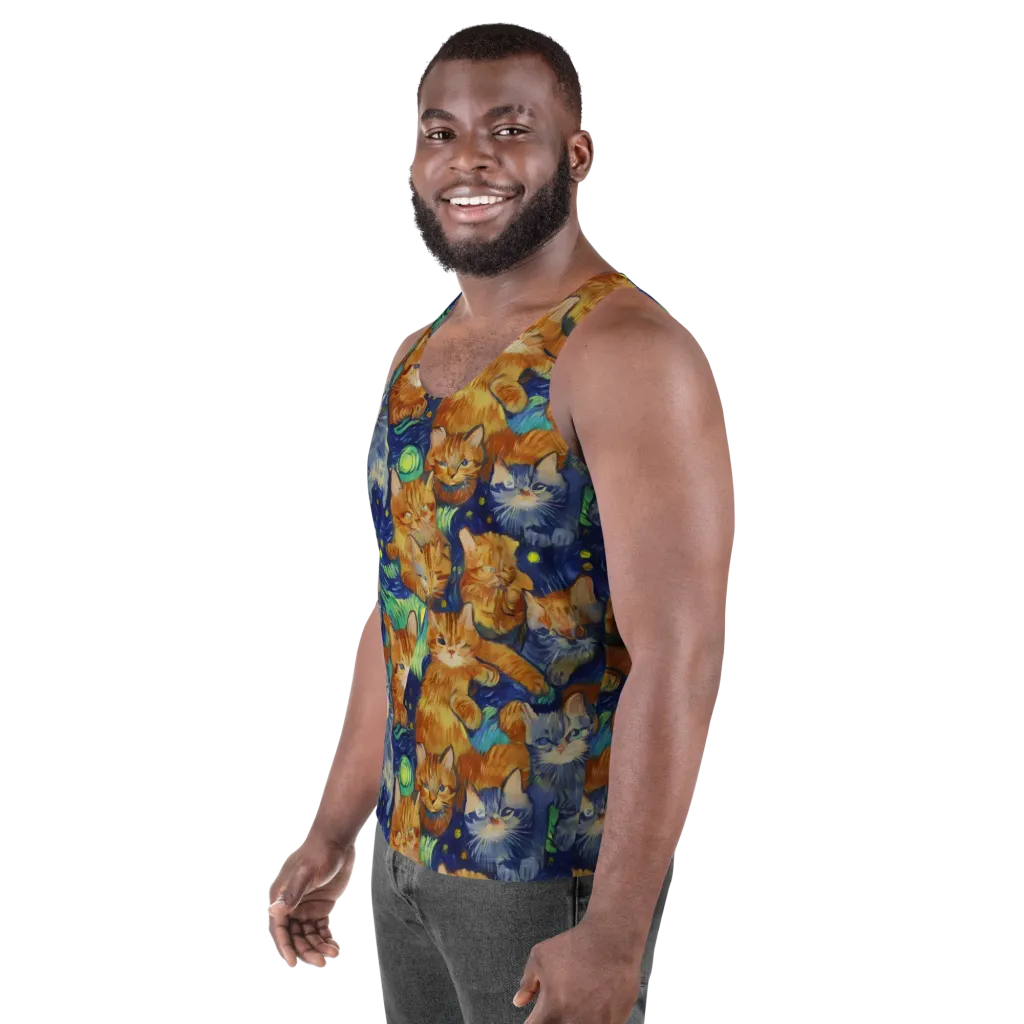 Celestial Claws on Men's Tank Top — Left Front
