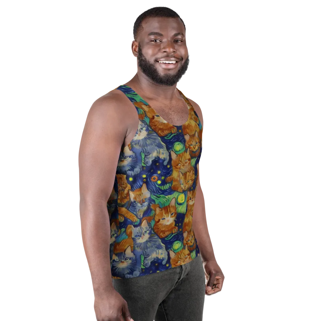 Celestial Claws on Men's Tank Top — Right Front