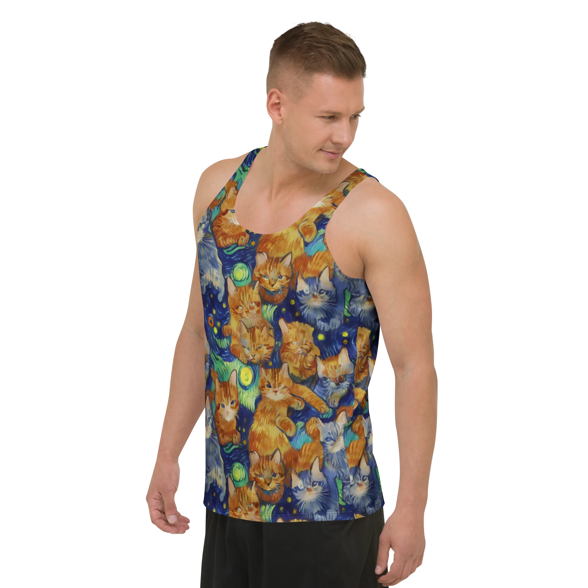 Celestial Claws on Men's Tank Top — Left Front
