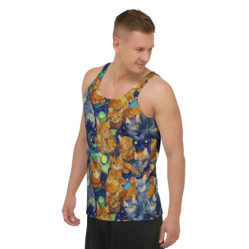 Celestial Claws on a Men's Tank Top