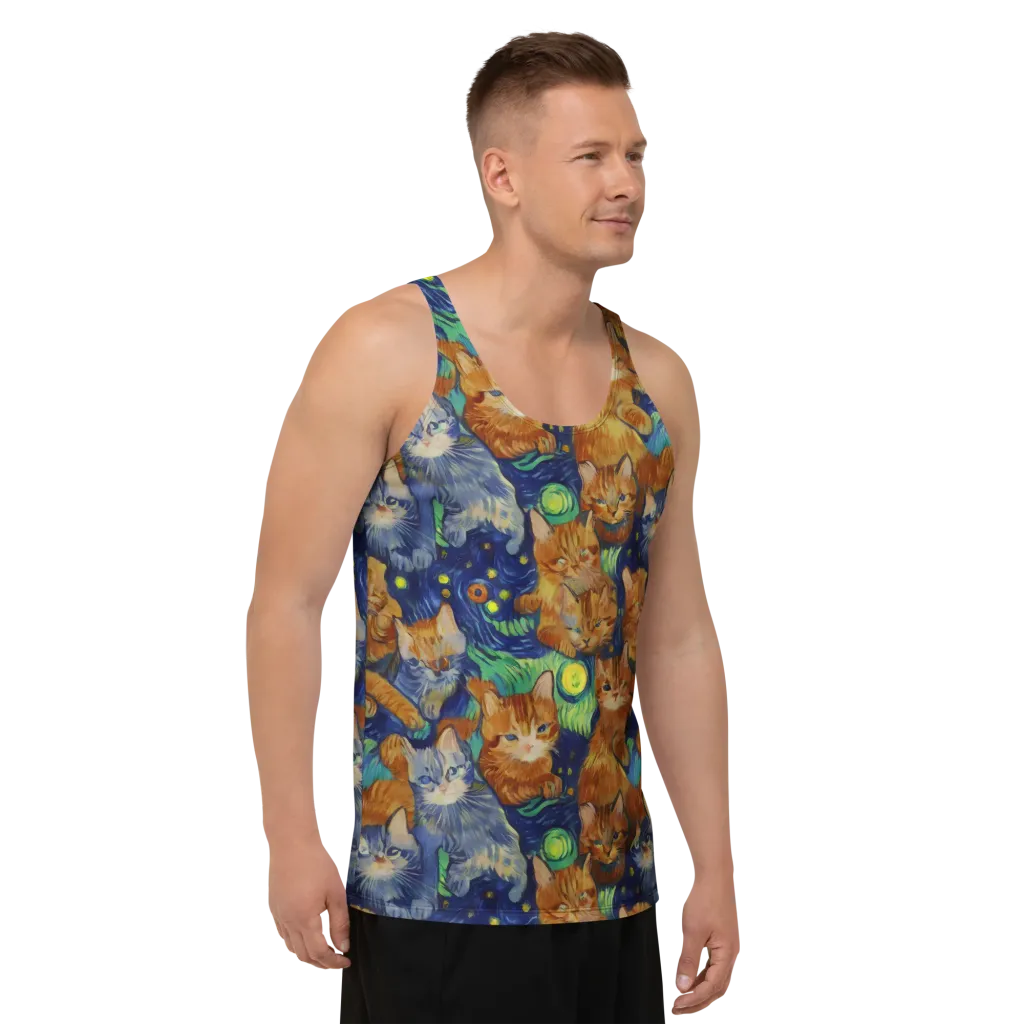 Celestial Claws on Men's Tank Top — Right Front