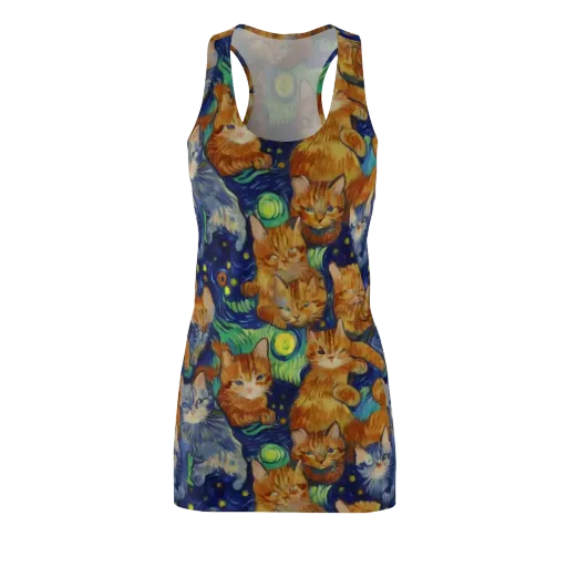 Celestial Claws on a Racerback Dress