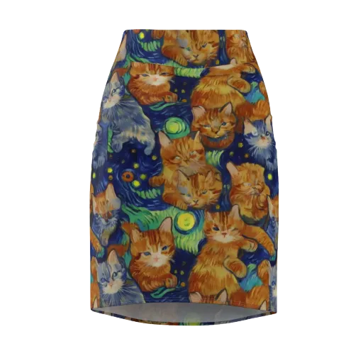 Celestial Claws on a Pencil Skirt